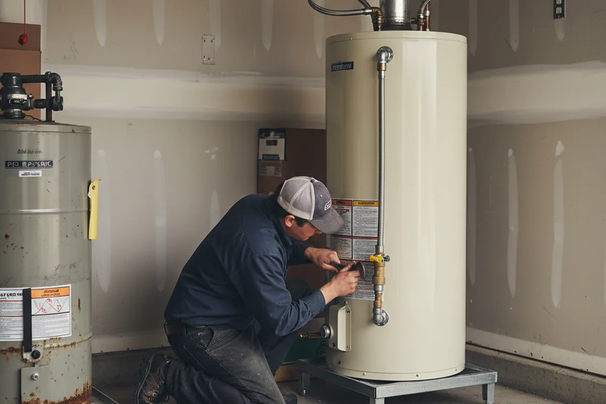 Water heater and shutoff valve replacement in Crystal Bay